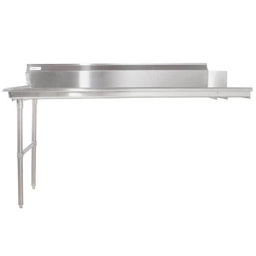 CLEAN DISH TABLING - STAINLESS STEEL - LEFT OR RIGHT HAND 7 SIZES TO CHOOSE FROM