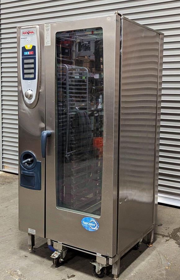 Used Rational SCC201 Electric Selfcooking Center Electric 20 pan Combi Oven
