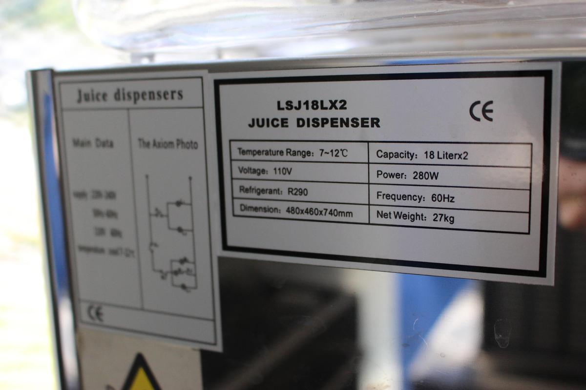 Juice Dispenser Model: LSJ18X2 18L x 2 (Demo Model)