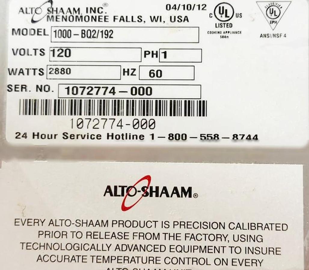 Used Alto Shaam Double Door Food Warming Cabinet - mobile