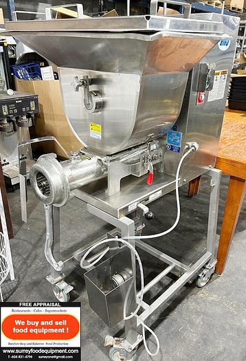 Refurbished BIRO MINI-32 MEAT MIXER GRINDER SAUSAGE BEEF MILL BUTCHER MACHINE W/ FOOT PEDAL