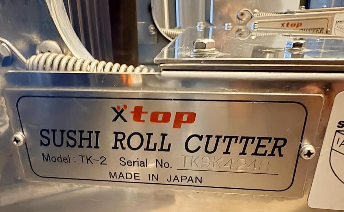 Used Commercial Japanese X-Top TK-2 Sushi Roll Cutters – Great Condition (8-Piece Cut) - 2 available - SEE VIDEO