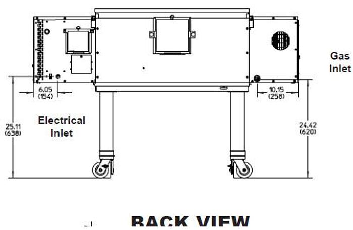 Middleby Marshall Single Deck Conveyor Oven Gas