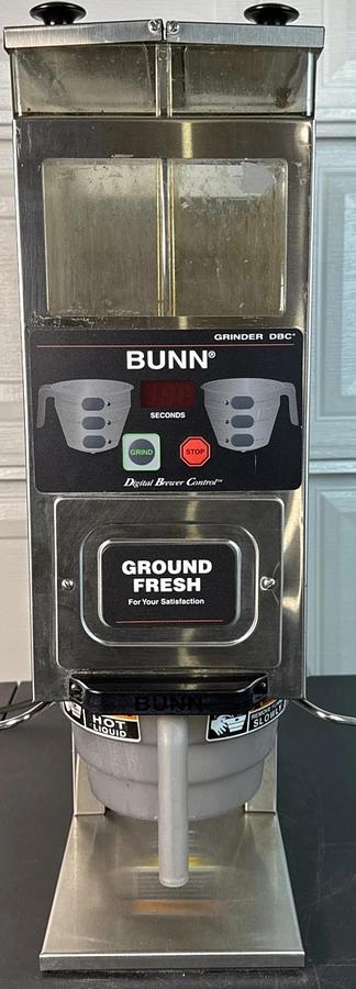 Used BUNN G9-2T DBC - Dual Portion Control Coffee Grinder - HAS TWO HOPPERS