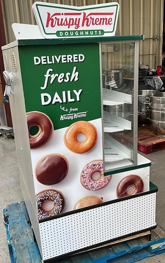 Used Krispy Kreme bakery display case