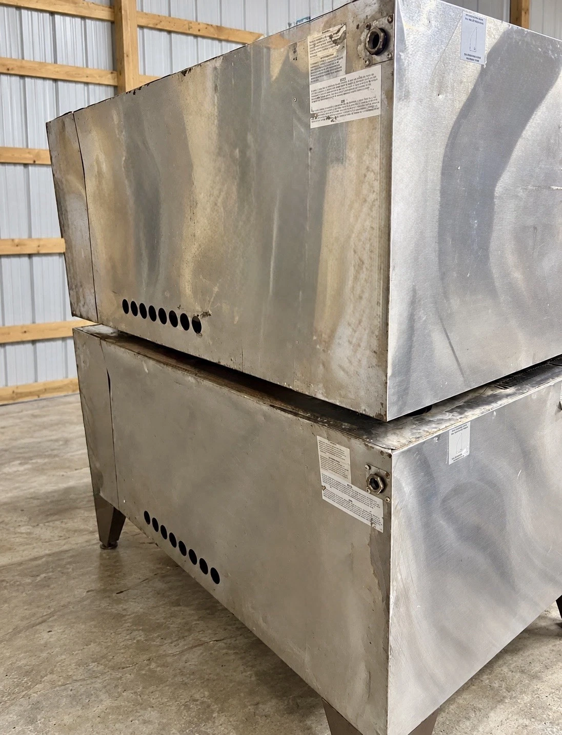 Used BAKERS PRIDE - Double stack PIZZA OVENS PICK UP OR DELIVERY Good stones