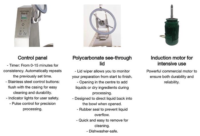Robot Coupe - Blixer Vertical Food Processor 45 L Capacity SS Bowl - BLIXER45