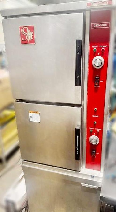 Used SteamCan Double 10 pan steamer - 20 pan in total -3 available 