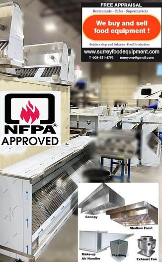 Stainless steel fabrication - vent hoods - tables - sinks - shelving etc.