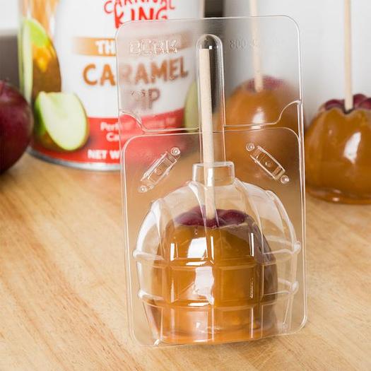 Details  Create delicious candy or caramel apples with this 5 1/2" wood skewer!