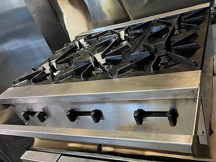 Refurbished 6 burner gas or propane  cooking  36”