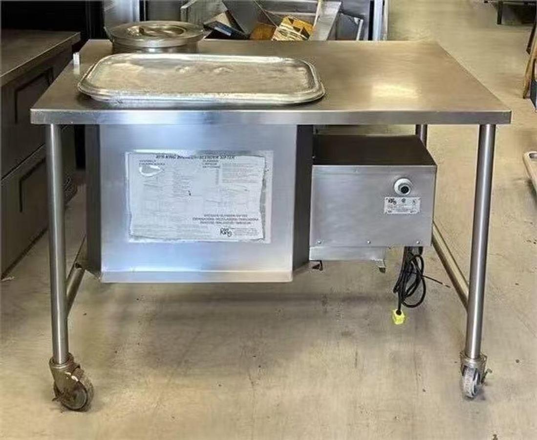 Used BREADING STATION AYR-KING -BREADER, BLENDER,SIFTER