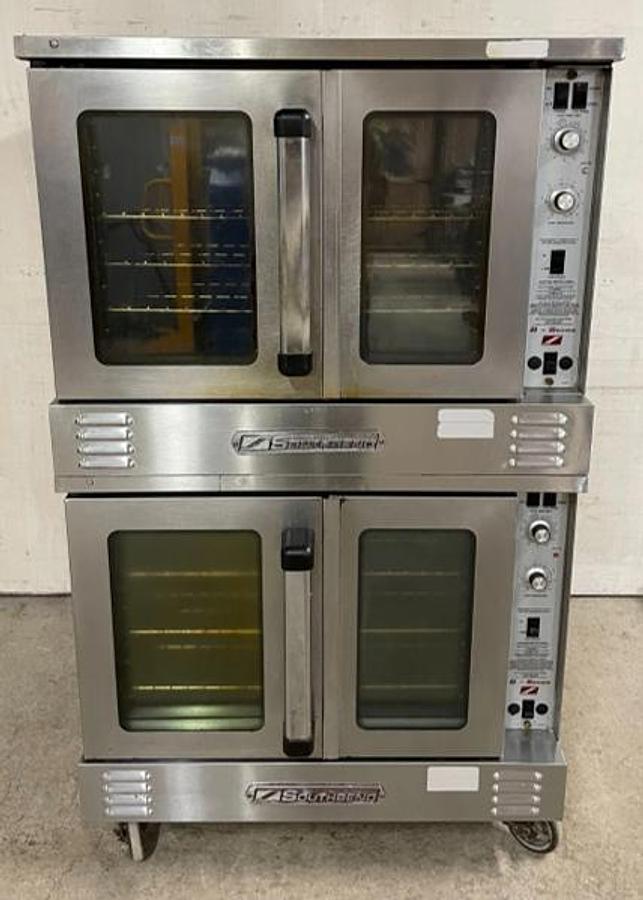 Used Southbend Double Stacked Convection Oven - natural gs