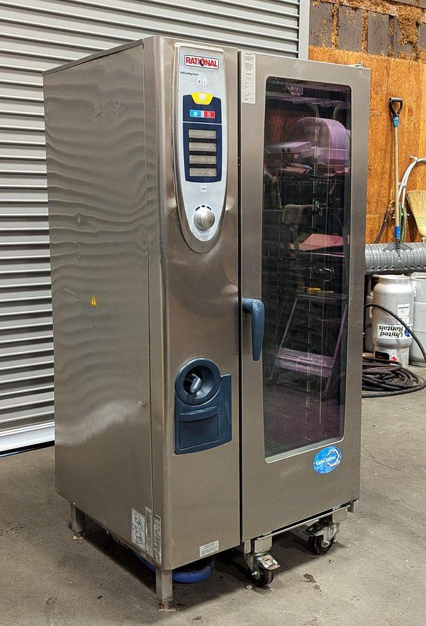 Used Rational SCC201 Electric Selfcooking Center Electric 20 pan Combi Oven