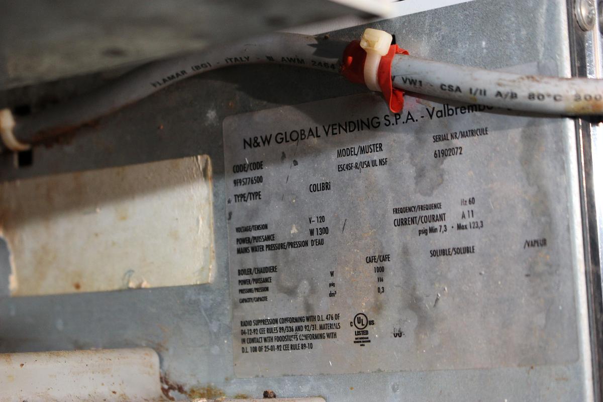 Used Lavazza Commercial Coffee Machine Colibri - Model: ESC4SF-R