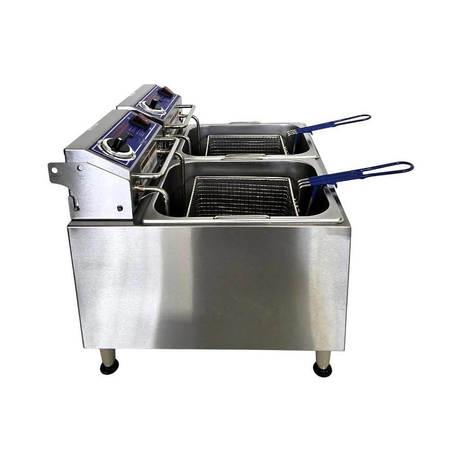 Used Globe PF32E-C Countertop Electric Fryer - WARRANTY