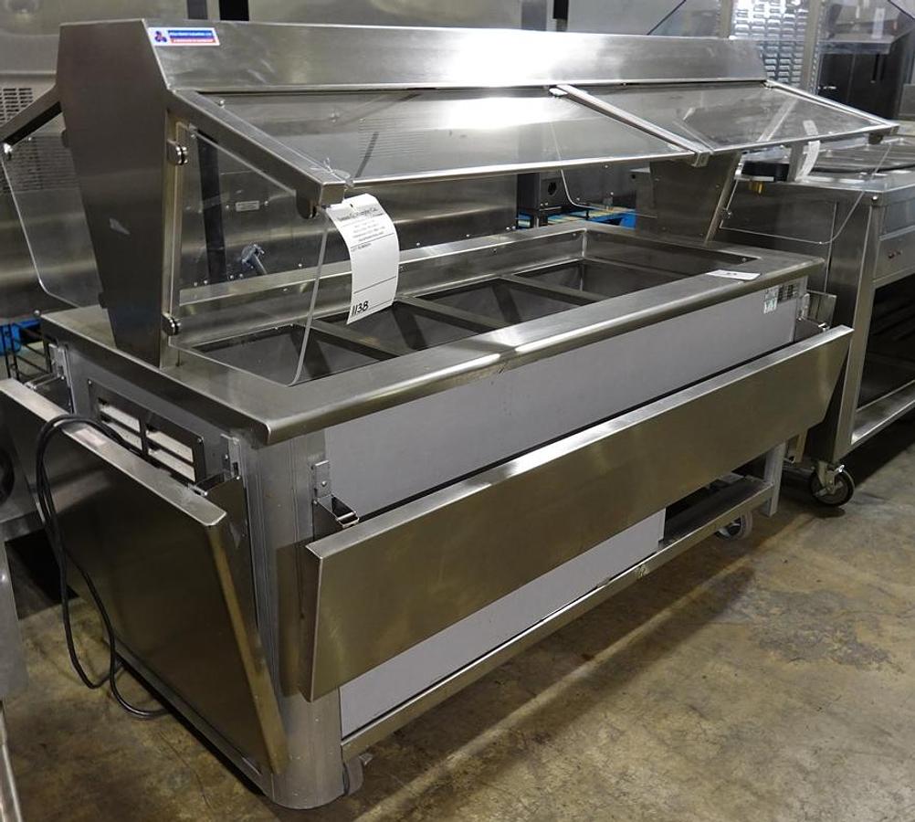 Used ATLAS METAL BLC-4-RM-BU-M - 4 COMPARTMENT HOT FOOD TABLE 