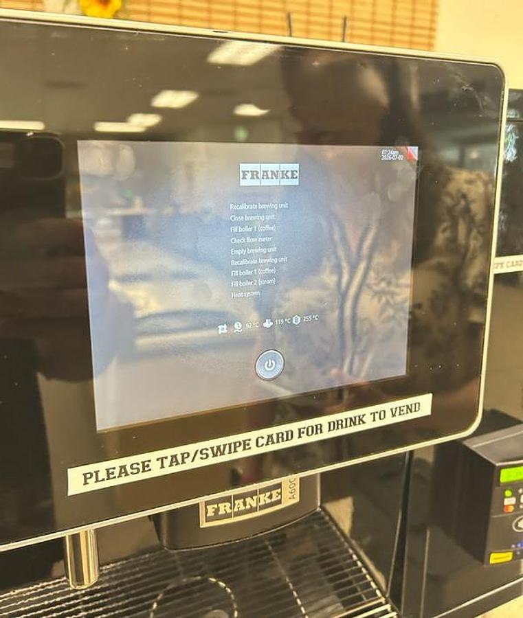 Used Franke A600 Espresso Machine w/ Swipe Card Reader