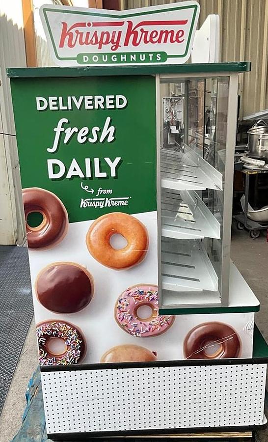 Used Krispy Kreme bakery display case