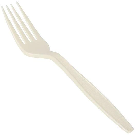 Heavy Weight  Plastic Fork -  AVAILABLE IN BLACK, WHITE, BEIGE OR CLEAR -1000 /