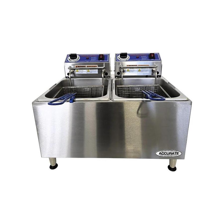 Used Globe PF32E-C Countertop Electric Fryer - WARRANTY