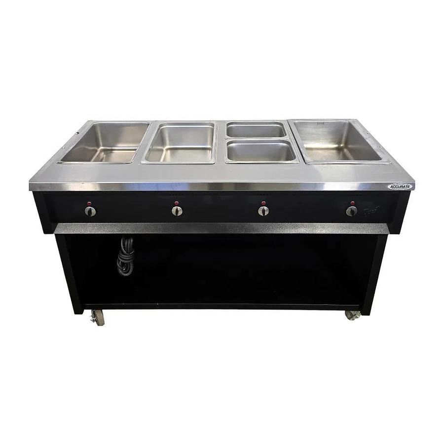Used Quest RET-4EMB 4 Well Steam Table -WARRANTY