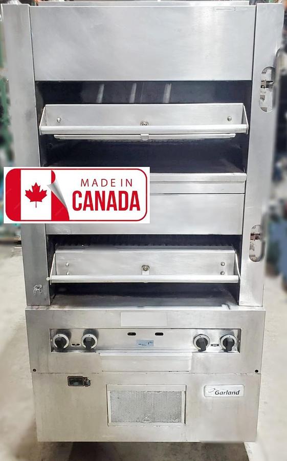 Used Garland M110XM Master Series Natural Gas Infrared Double Deck Stainless Broiler