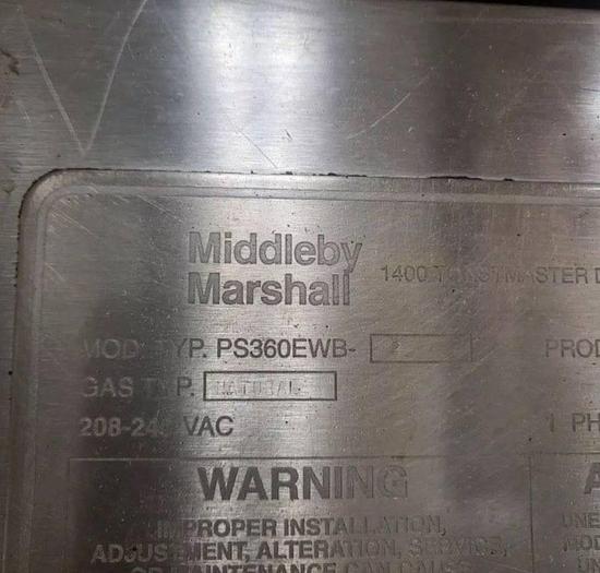 Pizza Oven | Middleby Marshall | Model # PS360EWB