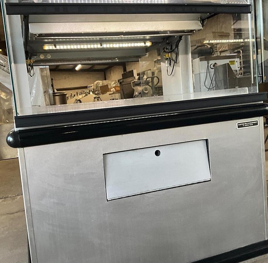 Used Custom deli 2 tier food warmer heated cabinet
