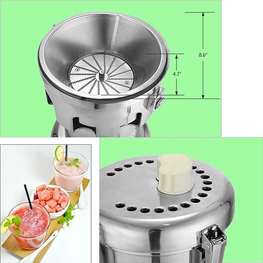 Commercial Juice Extractor Stainless Steel Juicer - Heavy Duty