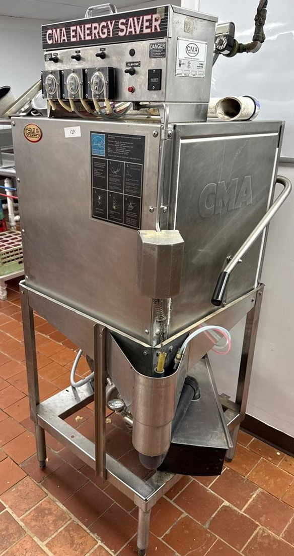 Used CMA EAH-2 Pass Through Dish Machine - low temp  - WARRANTY