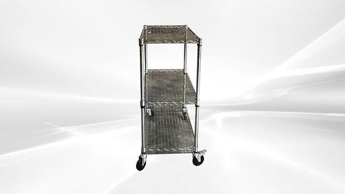 3 Tiers Wire Heavy Duty Utility Cart