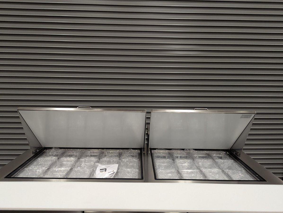 Used Brand new -  72" refrigerated Salad/Sandwich Prep Table W/6 Drawers