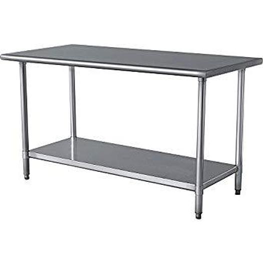 STAINLESS STEEL TABLES - SEE ALL 23 SIZES HERE -  ASST. DEPTHS 18" 24" & 30"