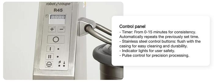 Robot Coupe - Vertical Food Processor 45 L SS Bowl - R45T