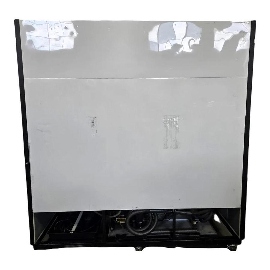 Used TRUE GDM-72F Upright Freezer - 3 Glass Door - Cosmetic Scratch Left Side -warranty