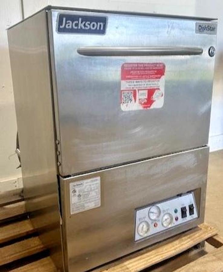 Used JACKSON DISHSTAR HT" HIGH TEMP UNDERCOUNTER DISHWASHER WITH 2 RACKS, 1PH