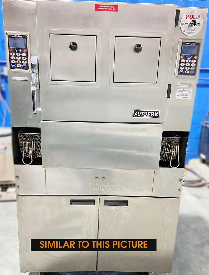 Used AutoFry MTI-40E 6.0 Gallon Double Basket Mobile Automatic Ventless Fryer