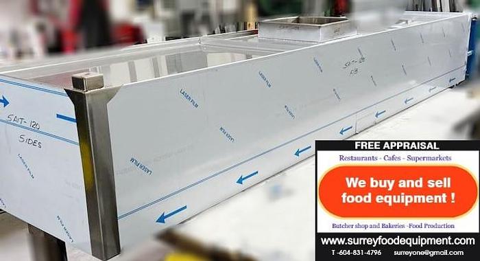 Stainless steel fabrication - vent hoods - tables - sinks - shelving etc.