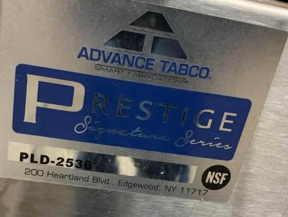 Used Advance Tabco Liquor Display Rack/ Speed Rail, Bottle Holders. - 2 AVAILABLE