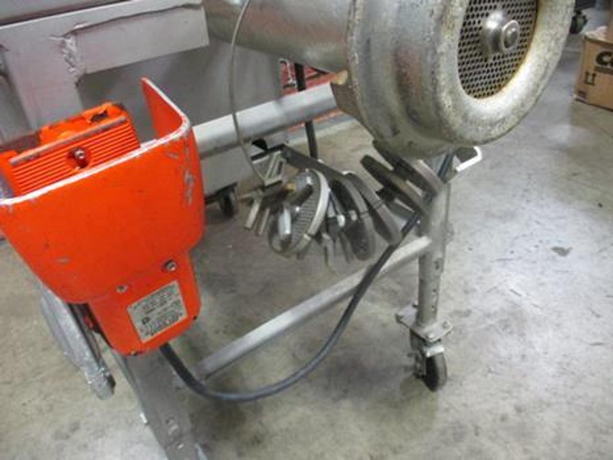 Used Biro Model AFMG-24 Commercial Meat Mixer/Grinder With Foot Pedal 