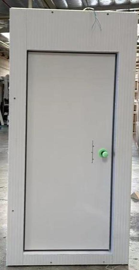Used Walk in freezer door heated