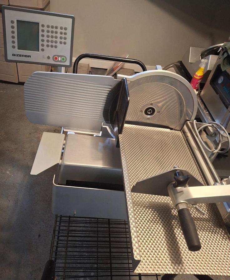 Used Bizerba A404 Auto stacker meat slicer
