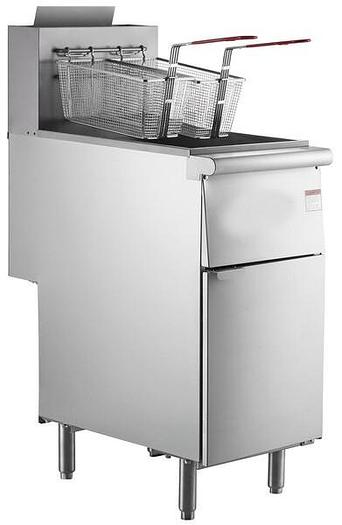 Natural Gas or Propane - 40 lb deep fryer