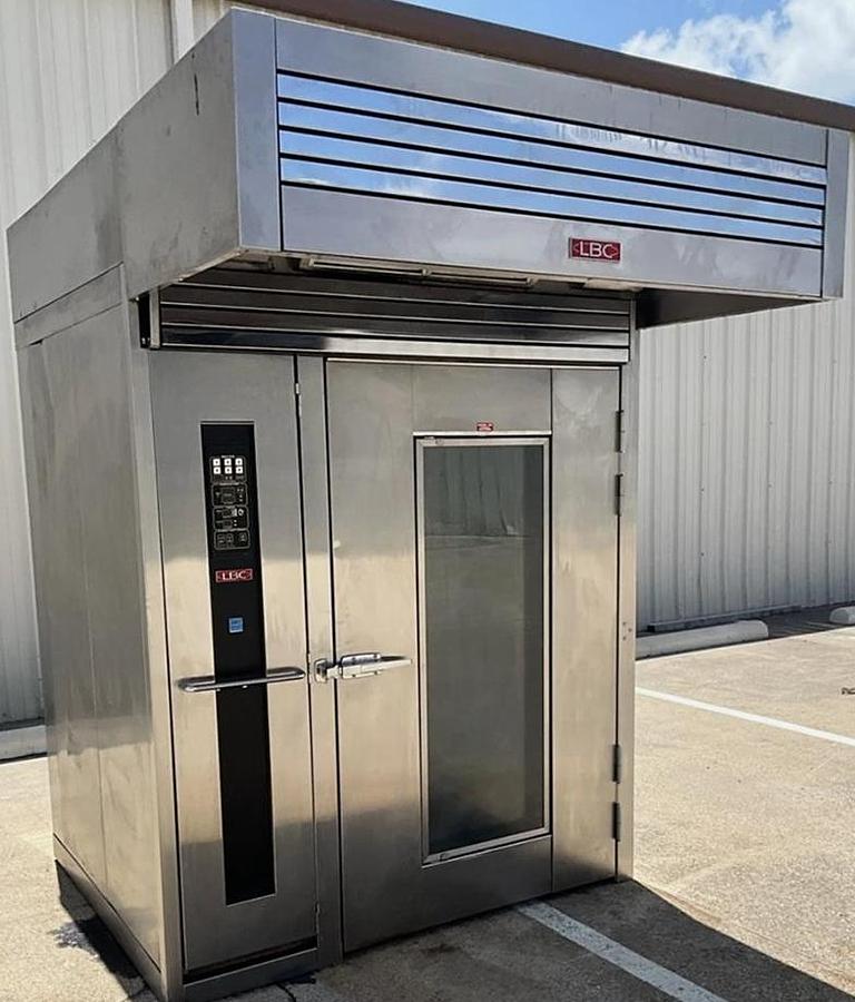 Used 2021 LBC gas double rack oven steam injected