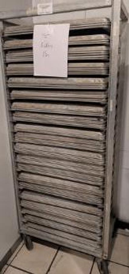 Used Rolling bakery carts