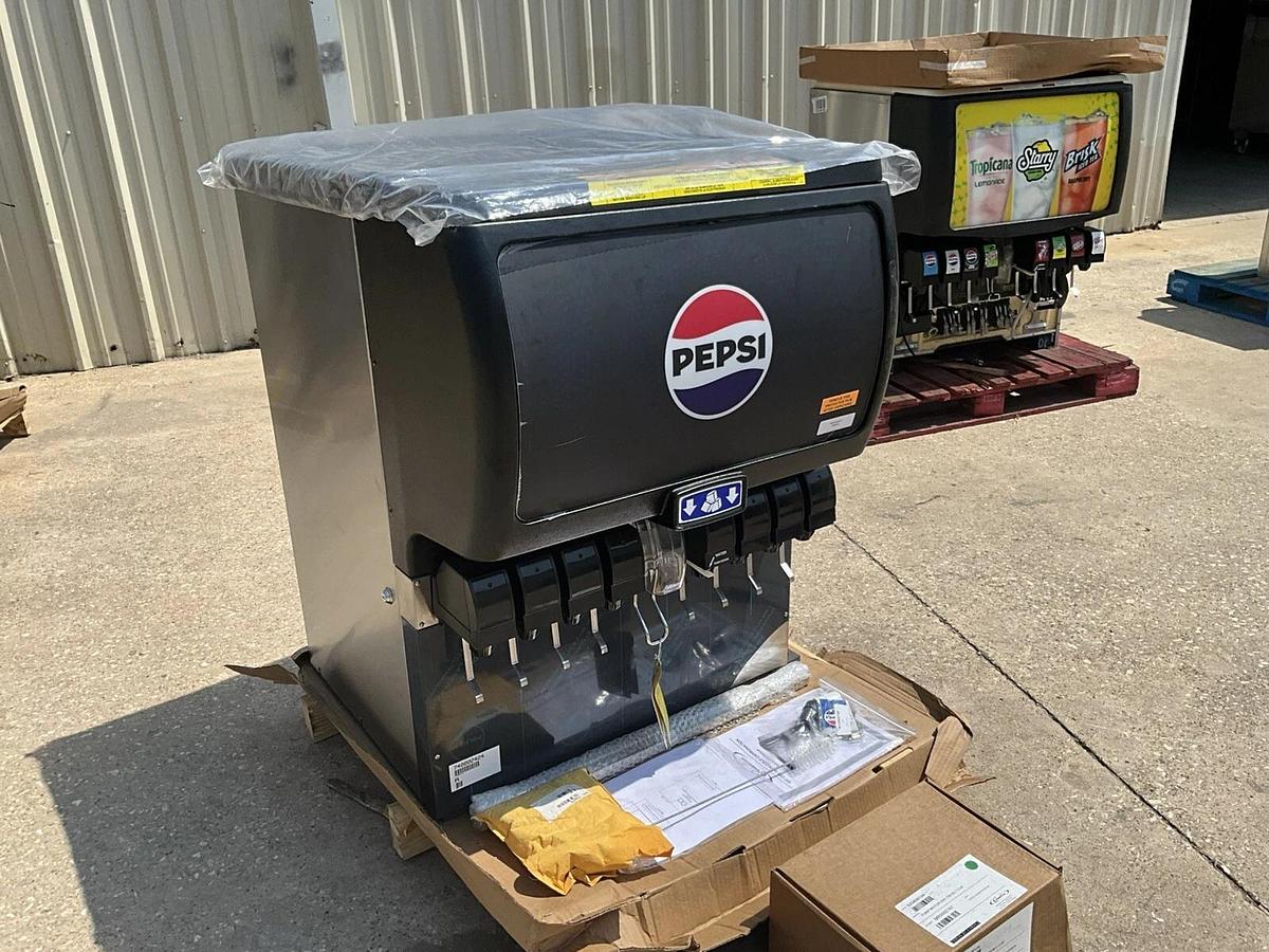 2024 Cornelius IDC255 Fountain Drink Ice Beverage Dispenser w/ 8 Valves K - SPECIAL CLEARANCE