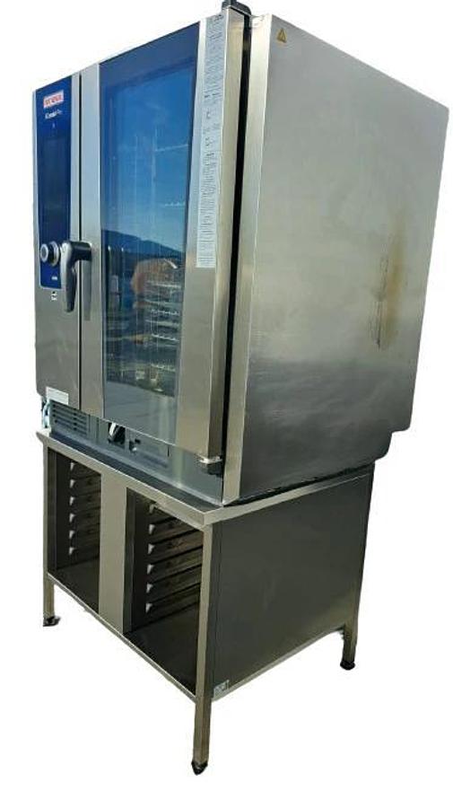 Used Rational LM100DG iCombi Pro Natural Gas Combi Oven with Stand -Warranty