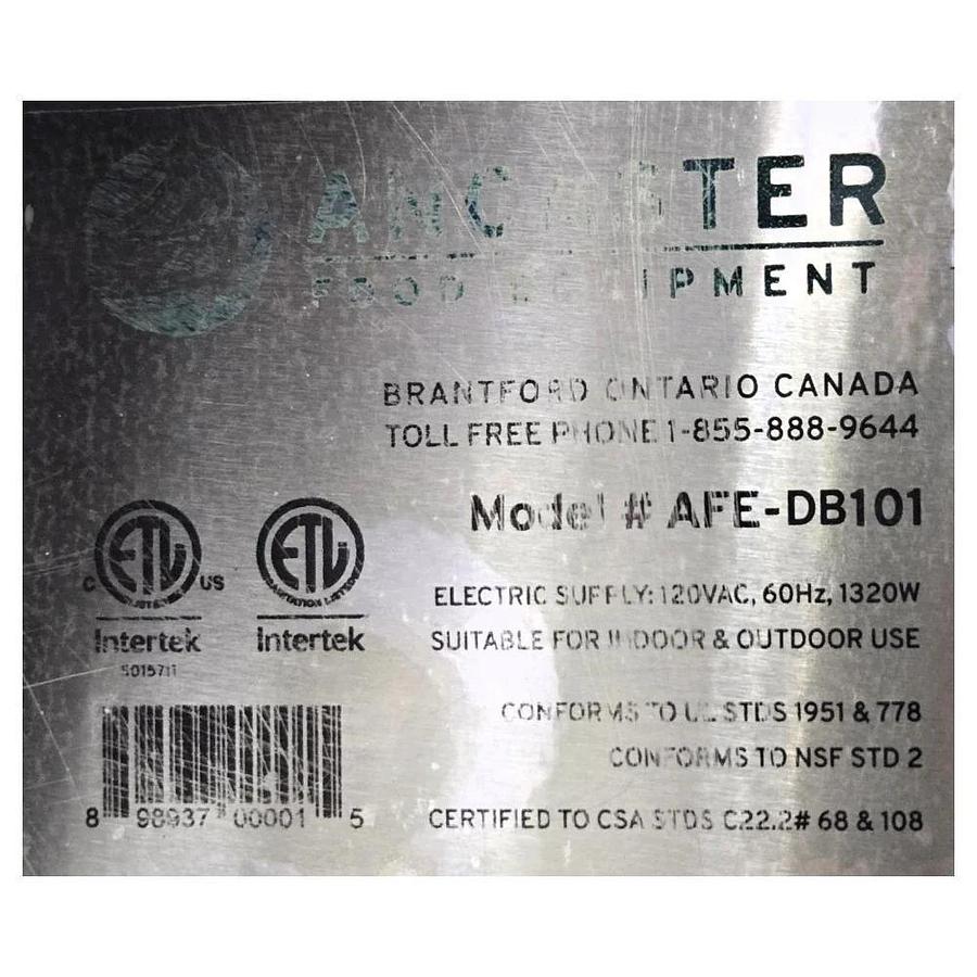 Used Ancaster KU10-12/AFE-DB101 Double Basin Stainless Steel Portable Sink