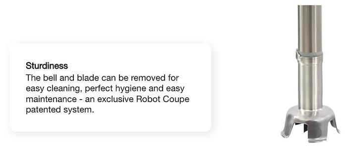 Robot Coupe - 18" Immersion Blender Single Speed 100 Qt Capacity - MP450